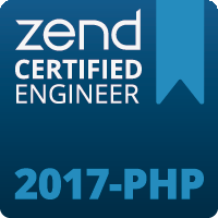 Zend Certified Engineer 2017-PHP badge